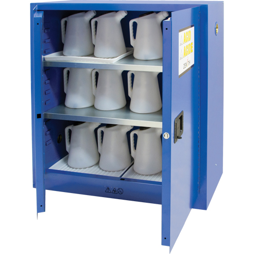 Corrosive Liquids Cabinet, 30 gal., 43" x 44" x 18" Seagulf Marine Industries Inc.