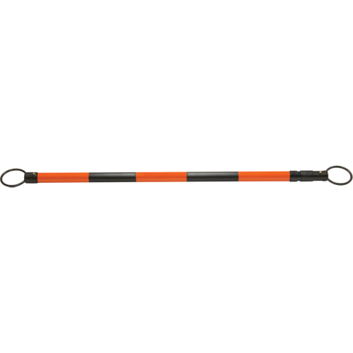 Barre pour c&ocirc;ne de circulation r&eacute;tractable, Longueur d&eacute;ploy&eacute;e de 7' 5'', Noir/Orange Seagulf Marine Industries Inc.