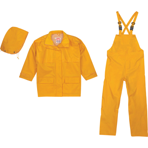 V&ecirc;tement imperm&eacute;able Open Road 150D 3 pi&egrave;ces ind&eacute;chirable, Polyester, Grand, Jaune Seagulf Marine Industries Inc.