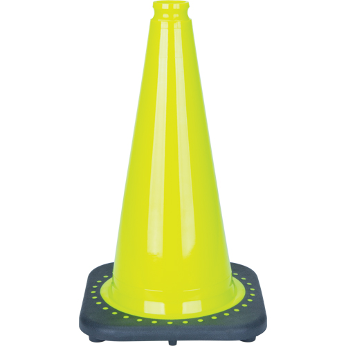 Premium Traffic Cone, 18", Lime Green Seagulf Marine Industries Inc.