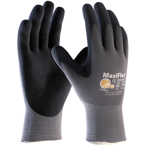 Gants MaxiFlex Ultimate ATG, 6/T-petit, R&ecirc;vetement Mousse de nitrile, Calibre 15, Enveloppe en Nylon Seagulf Marine Industries Inc.