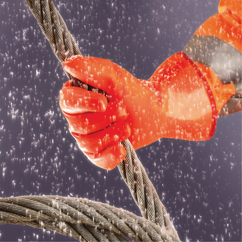 Gants Polar Grip 23-700, 9/Grand, R&ecirc;vetement PVC, Enveloppe en Nylon Seagulf Marine Industries Inc.