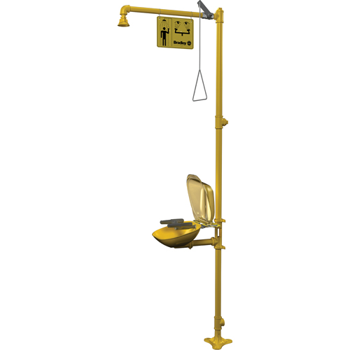 Combinaison de douche d'urgence & douche oculaire Halo Seagulf Marine Industries Inc.