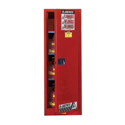 Armoire de s&eacute;curit&eacute; pour produits inflammables EX Slimline Sure-Grip , 22 gal., 3 tablettes Seagulf Marine Industries Inc.