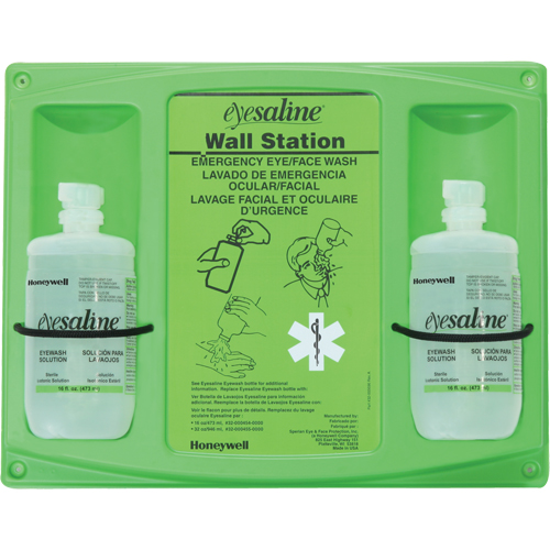 Saline Eyewash Wall Station, Double Seagulf Marine Industries Inc.