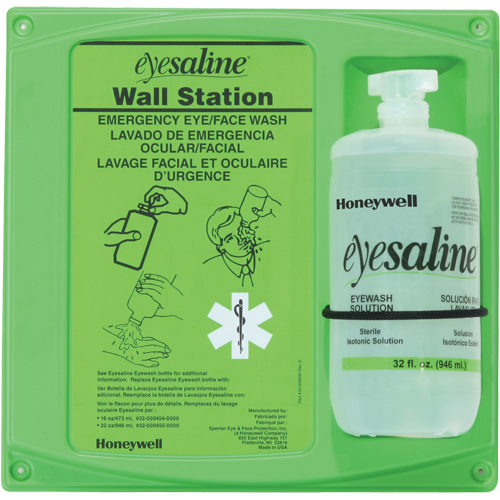 Saline Eyewash Wall Station, Single Seagulf Marine Industries Inc.