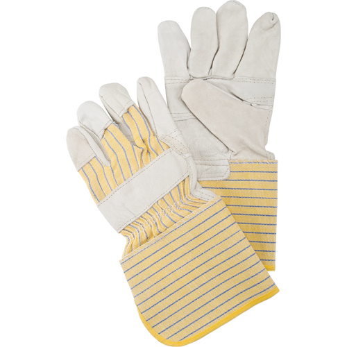 Gants d'ajusteur &agrave; paume renforc&eacute;e, Grand, Paume en Cuir fleur de vache, Doublure en Coton Seagulf Marine Industries Inc.