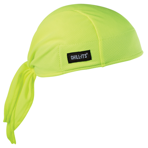 Chill-Its&reg; 6615 Cooling Dew Rags, High Visibility Lime-Yellow Seagulf Marine Industries Inc.