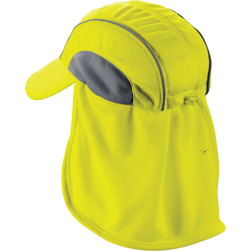 Chill-Its&reg; 6650 Cooling Hats with Neck Shades, Hi-Vis Lime Seagulf Marine Industries Inc.