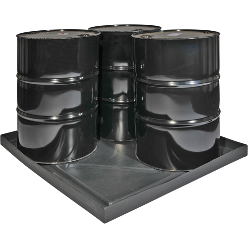 Coquilles de d&eacute;versements Econo Spill Shells , 51" lo x 47" la x 5" h, Cap. de d&eacute;versement 36 gal. US Seagulf Marine Industries Inc.