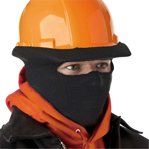 Coiffe extensibles &agrave; enfiler pour casques de s&eacute;curit&eacute;, Taille unique, Noir Seagulf Marine Industries Inc.