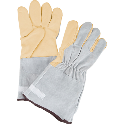 Standard-Duty Snug Wrist Work Gloves, Large, Grain Cowhide Palm Seagulf Marine Industries Inc.