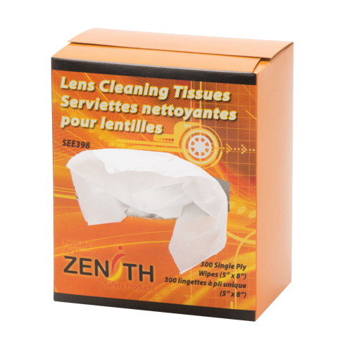 Serviettes nettoyantes pour lentilles, 5" x 8", 300 /pqt. Seagulf Marine Industries Inc.