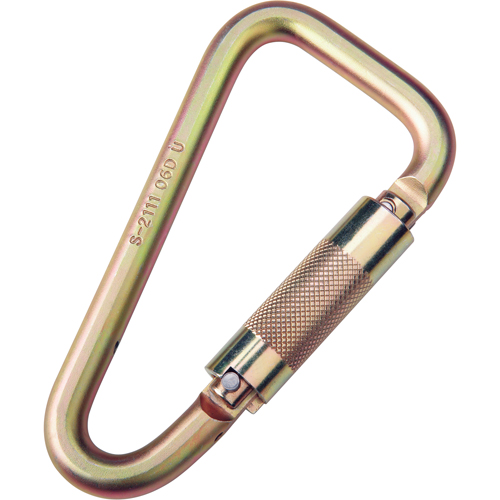Saflok Carabiners, Steel, 3600 lbs Capacity Seagulf Marine Industries Inc.