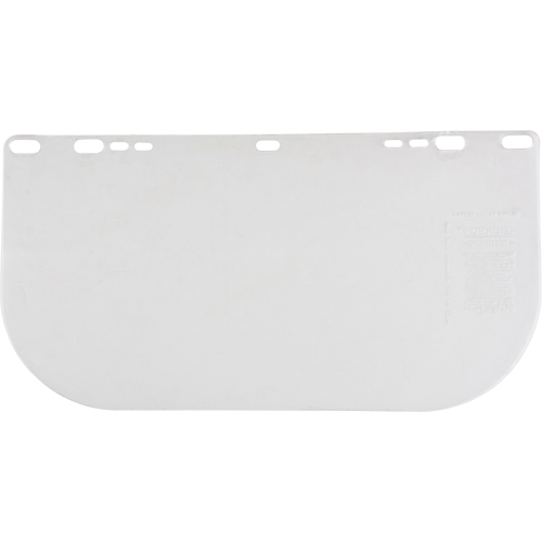 F20 Clear Flat Faceshield, Polycarbonate, Clear Tint Seagulf Marine Industries Inc.