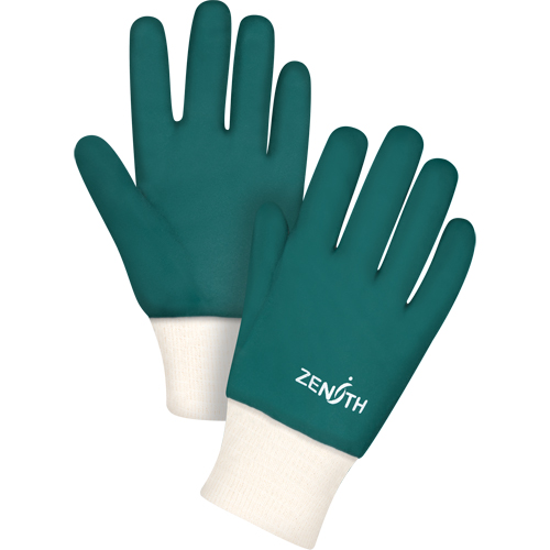 Gants verts &agrave; double enduit, 10" lo, PVC, Doublure en Jersey de coton, 70 mils Seagulf Marine Industries Inc.