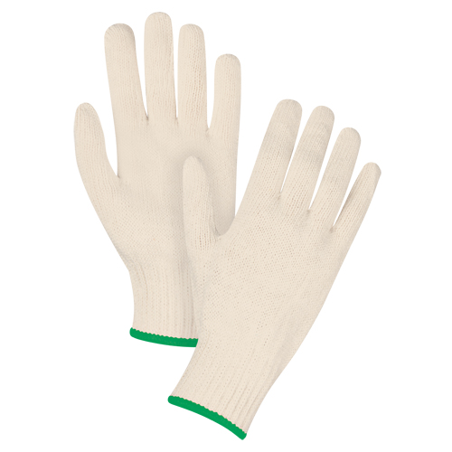 Gants en tricot d'usage standard, Poly/coton, Calibre 7, Moyen Seagulf Marine Industries Inc.