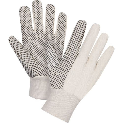 Gants en toile de coton &agrave; pois sur la paume, 8 oz, Grand Seagulf Marine Industries Inc.