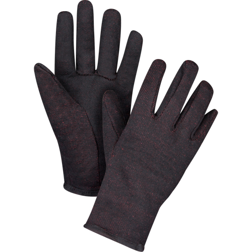 Jersey Gloves, Large, Brown, Red Fleece, Slip-On Seagulf Marine Industries Inc.
