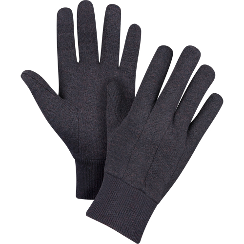 Jersey Gloves, Large, Brown, Unlined, Knit Wrist Seagulf Marine Industries Inc.