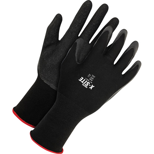 Gants enduits X-Site, Petit, R&ecirc;vetement Latex, Calibre 15, Enveloppe en Nylon Seagulf Marine Industries Inc.