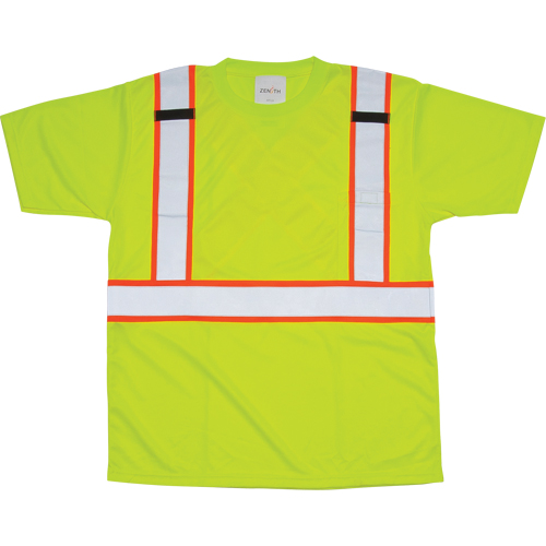 CSA Compliant T-Shirt, Polyester, 2X-Large, High Visibility Lime-Yellow Seagulf Marine Industries Inc.