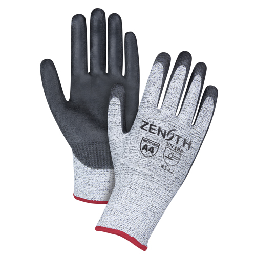 Gants &eacute;lastiques sans coutures r&eacute;sistants &agrave; la coupe, Taille Petit/7, Calibre 13, Rev&ecirc;tement Polyur&eacute;thane, Enveloppe en PEHP, ANSI/ISEA 105 niveau 4/EN 388 niveau 5 Seagulf Marine Industries Inc.