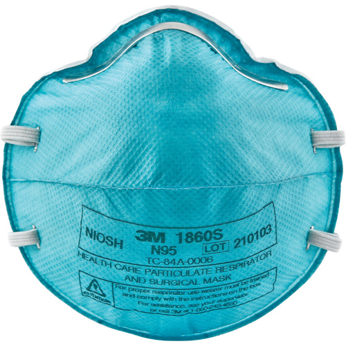 1860S Particulate Healthcare Respirator, N95, NIOSH Certified, Small Seagulf Marine Industries Inc.
