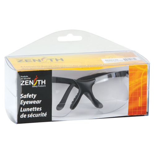 Lunettes de s&eacute;curit&eacute; s&eacute;rie Z1800 avec verres de lecture, Anti-&eacute;gratignures, Transparent, Dioptrie 1,5 Seagulf Marine Industries Inc.