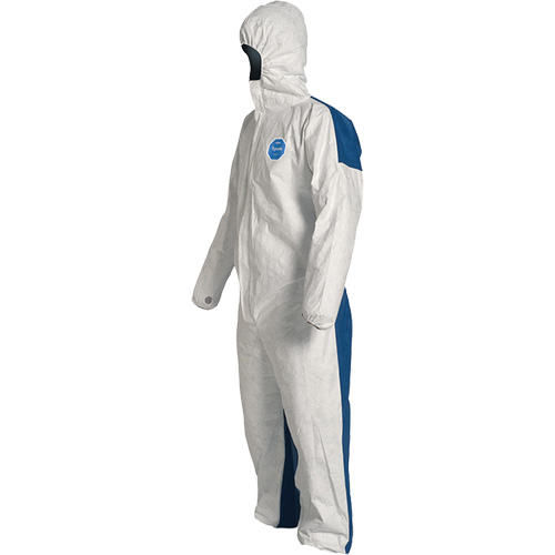 Hooded Coveralls, 4X-Large, Blue/White, Tyvek&reg; 400 D Seagulf Marine Industries Inc.
