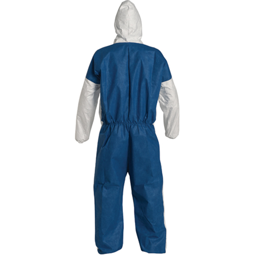 Hooded Coveralls, 4X-Large, Blue/White, Tyvek&reg; 400 D Seagulf Marine Industries Inc.