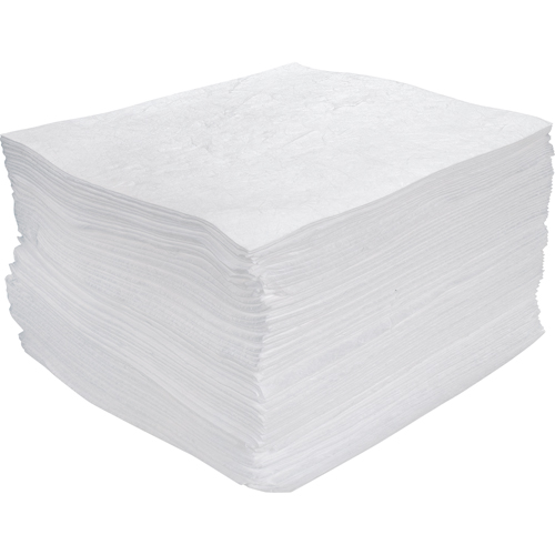 Premium Meltblown Sorbent Pads, Oil Only, 15" x 17", 30 gal. Absorbancy Seagulf Marine Industries Inc.