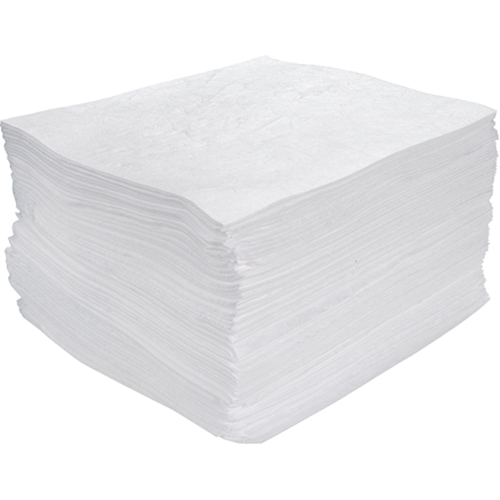 Premium Meltblown Sorbent Pads, Oil Only, 15" x 17", 25 gal. Absorbancy Seagulf Marine Industries Inc.