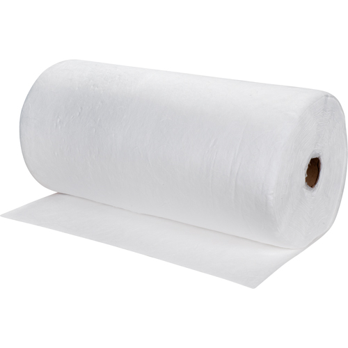 Rouleaux absorbants souffl&eacute;es de premi&egrave;re qualit&eacute;, Poids moyen, 150' lo x 30" la, Absorption 40 gal. Seagulf Marine Industries Inc.