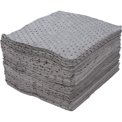 Premium Fine Fibre Sorbent Pads, Universal, 15" x 17", 30 gal. Absorbancy Seagulf Marine Industries Inc.