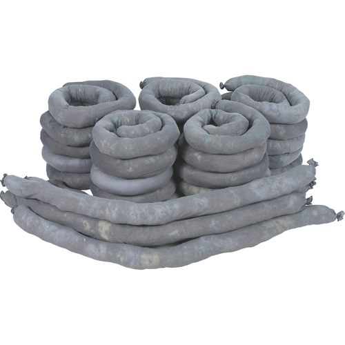Sorbents Socks, Universal, 50 gal. Absorbancy, 3" W x 4' L, Pack of 30 Seagulf Marine Industries Inc.
