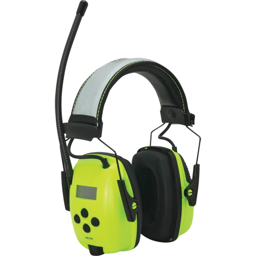 Howard Leight Sync Radio Hi-Visibility Earmuffs, Headband Style, 25 dB Seagulf Marine Industries Inc.