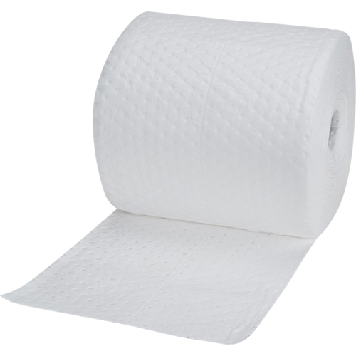 Industrial-Grade Fine Fibre Sorbent Rolls, Heavyweight, 150' L x 15" W, 35 Gal. Absorbancy Seagulf Marine Industries Inc.