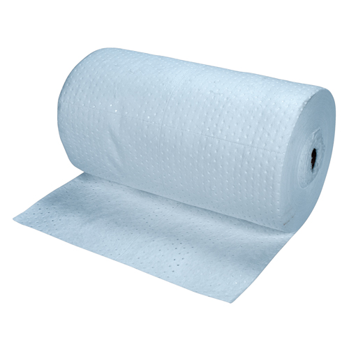 Rouleaux absorbants li&eacute;s bleus de premi&egrave;re qualit&eacute;, Lourd, 150' lo x 30" la, Absorption 50 gal. Seagulf Marine Industries Inc.