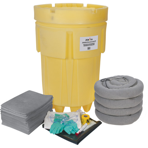 Trousse de lutte contre les d&eacute;versements de premi&egrave;re qualit&eacute;, Universel, Overpack/Baril de r&eacute;cup&eacute;ration, Absorbance de 95 gal. US Seagulf Marine Industries Inc.