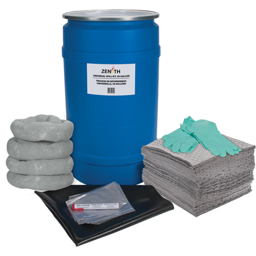 Shop Spill Kit, Universal, Drum, 30 US gal. Absorbancy Seagulf Marine Industries Inc.