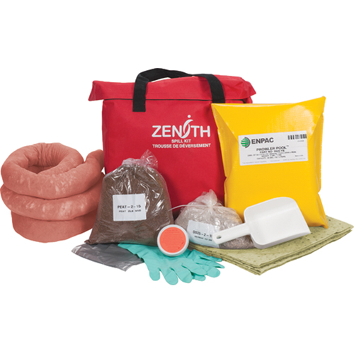 Trousse de lutte contre les d&eacute;versements de premi&egrave;re qualit&eacute; pour l'ouest du canada, Mati&egrave;res dangereuses, Sac, Absorbance de 17 gal. US Seagulf Marine Industries Inc.