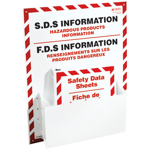 Postes d'information de fiches de donn&eacute;es de s&eacute;curit&eacute;, Anglais & français, Compris reliures Seagulf Marine Industries Inc.