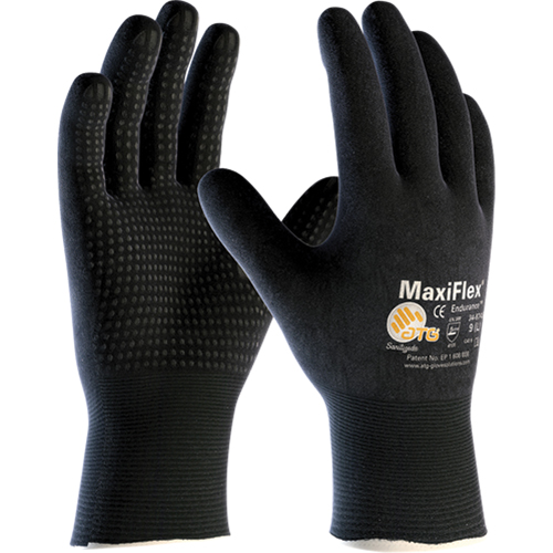 ATG MaxiFlex&reg; EnduranceTM 34-8745 Gloves, 9/Large, Foam Nitrile Coating, 15 Gauge, Nylon Shell Seagulf Marine Industries Inc.