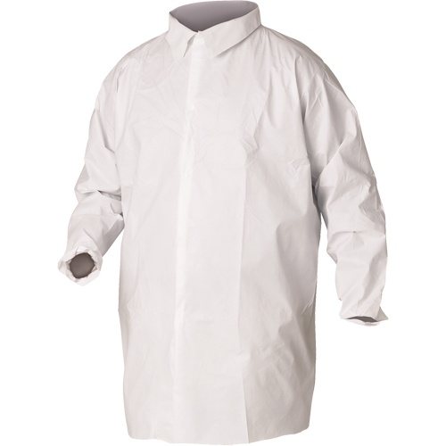 KleenGuard A20 Lab Coats, SMS, White, Large Seagulf Marine Industries Inc.