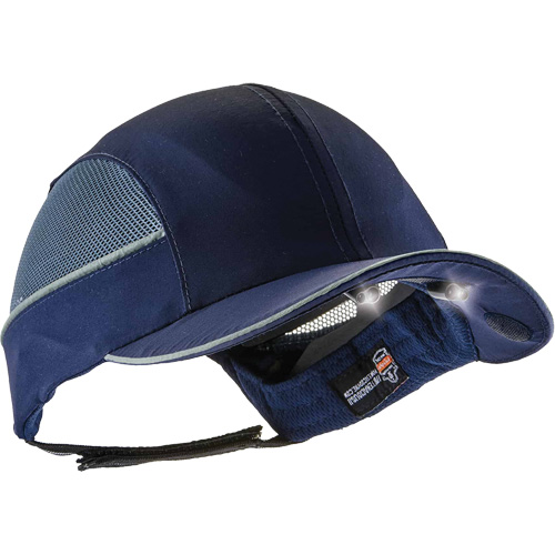 Casquette &agrave; bord long avec &eacute;clairage DEL Skullerz 8960, Bleu marin Seagulf Marine Industries Inc.
