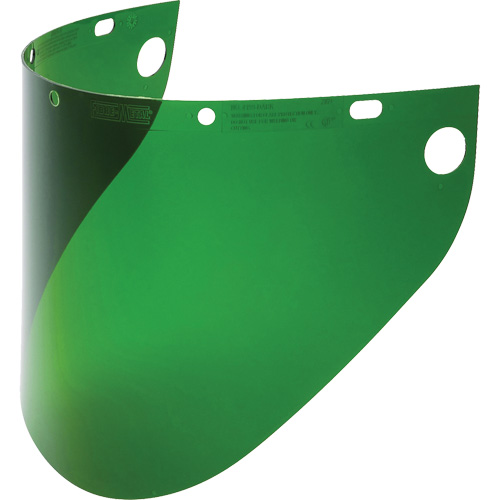 Fibre-Metal&reg; Extended View Faceshield Visor, Propionate, Green Tint Seagulf Marine Industries Inc.