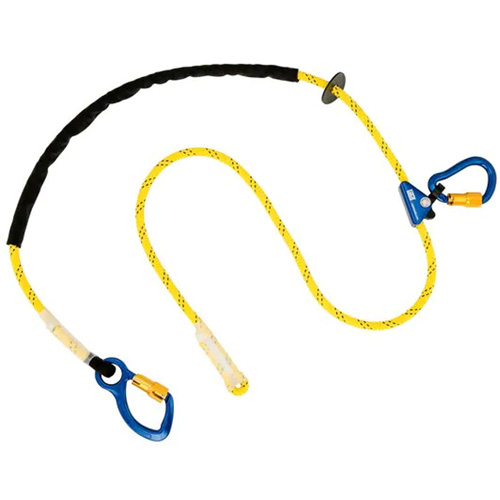 Longe ajustable pour grimpeur, 1 branches, 8', Classe CSA A, Nylon Seagulf Marine Industries Inc.