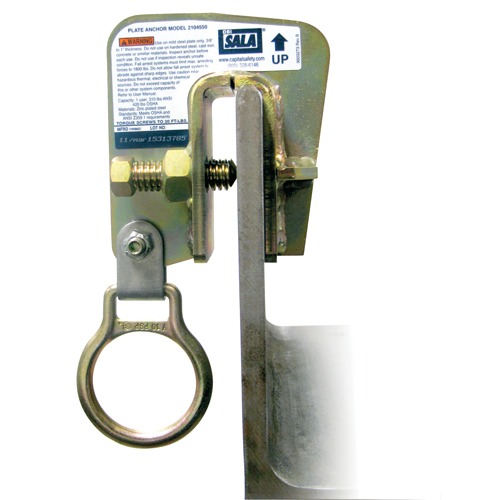 DBI-SALA&reg; Steel Plate Anchor, Bolt-On, Temporary Use Seagulf Marine Industries Inc.