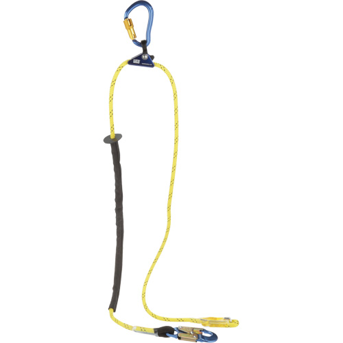 Longe de positionnement r&eacute;glable &agrave; corde pour grimpeur, 1 branches, 8', Classe CSA F, Nylon Seagulf Marine Industries Inc.